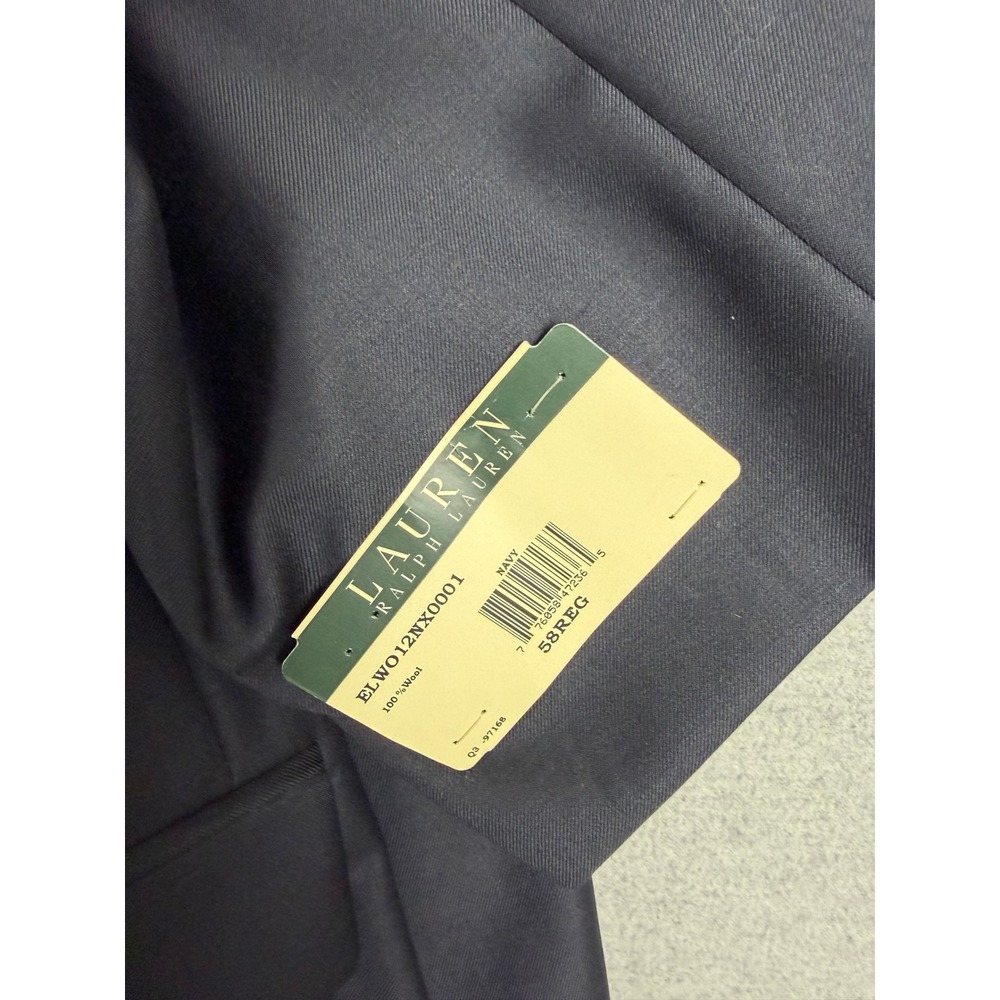 Lauren Ralph Lauren Mens Navy Blue Wool Blazer Sport Coat 58R Gold Buttons NEW - Picture 5 of 13